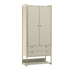 Closet Industrial Modulo 05  Off White - Olivar Móveis