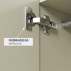 Closet Industrial Modulo 05  Off White - Olivar Móveis