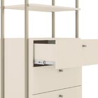 Closet Infantil Metalic Industrial Móveis Estrela Bege/dourado