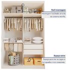 Closet Infantil Sem Portas 2 Gavetas Júlia Branco
