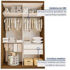 Closet Infantil Sem Portas 2 Gavetas Júlia Freijó