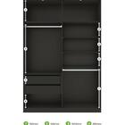 Closet Lopas Lissa  Preto Fosco