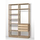 Closet Modelado C/ 3 Gavetas E 1 Cabideiro Clothes 9008 – Be