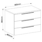 Closet Modulado 13 Peças 3 Cabideiros 3 Gavetas Blend Móveis