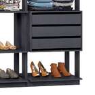 Closet Modulado 1 Armário C/ 3 Gavetas Clothes 9011 – Be Mobi