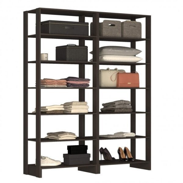 Closet Modulado 2 Peças 12 Prateleiras Yes  Branco