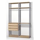 Closet Modulado 3 Gavetas E 3 Cabideiros Clothes 9013 – Be Mo