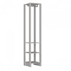 Closet Modulado 3 Peças 2 Cabideiros E 12 Nichos Yes  Marrom