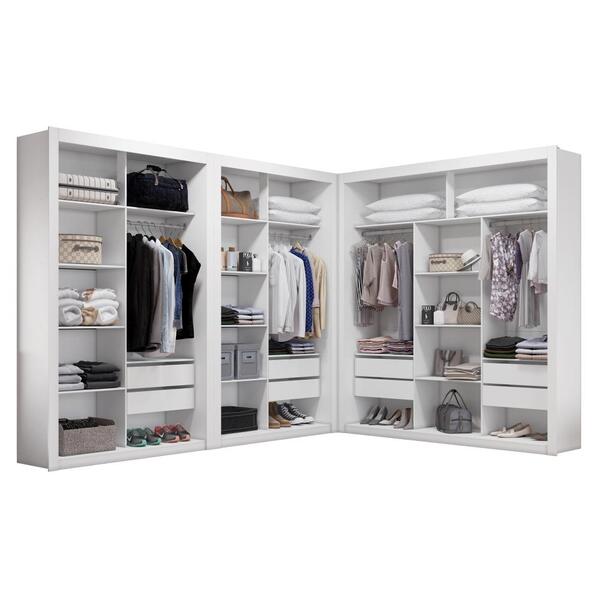 Closet Modulado 8 Gavetas 15 Prateleiras Amoudi Móveis