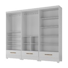 Closet Modulado Abel 3 Gavetas Branco/nature - Moville