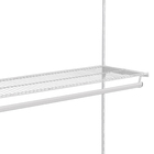 Closet Modulado Aramado Completo com Prateleira e Cabideiro Branco 200x110x40cm Ordenare