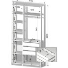 Closet Modulado C/ 3 Gavetas Clothes 9004 - Be Mobiliário - E