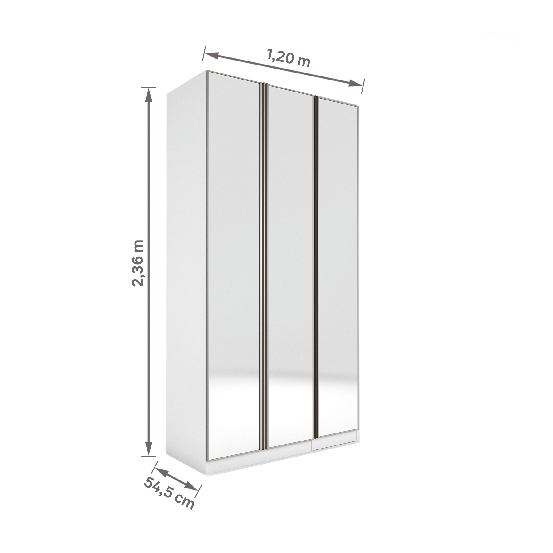 Mais espaço para acomodar as roupas