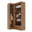 Closet Modulado De Canto 2 Peças 1 Gaveta Smart Plus Cinamomo