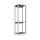 Closet Modulado Guarda Roupa Roupeiro Estante Quarto Solteiro