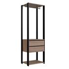 Closet Modulado Guarda Roupa Roupeiro Quarto Casal 2 Gavetas