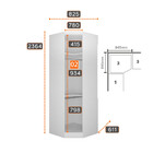 Closet Modulado Safira 001 Clic Moveis
