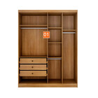 Closet Modulado Safira 001 Clic Moveis