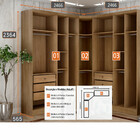 Closet Modulado Safira 001 Clic Moveis