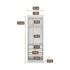 Closet Modulado Safira 009 Clic Moveis