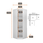 Closet Modulado Safira 009 Clic Moveis