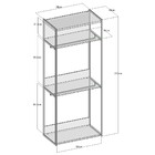 Closet Modulado Sanfer 2 Gav 3 Cabideiro - Preto/branco