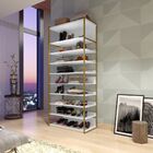 Closet Modulado Sanfer Sapateira - Dourado/branco