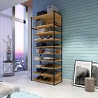 Closet Modulado Sanfer Sapateira - Preto/freijo