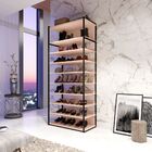 Closet Modulado Sanfer Sapateira - Preto/rose