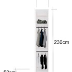 Closet Modulado Sem Portas Com Cabideiros 45 Cm Mdf Lotus Bel