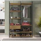 Closet Qatar Solteiro Cinamomo/grafite – Rv Móveis