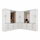 Closet Sevilha 6 Portas Casal Duplo Plus 18 Gavetas Carioca M