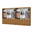 Closet Sevilha 6 Portas Casal Duplo Premium 18 Gavetas Carioc