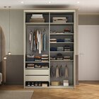 Closet Solteiro 100% Mdf 139,5cm 2 Gavetas Moutier Panna