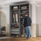 Closet Solteiro 100% Mdf 139,5cm 2 Gavetas Moutier Urbi