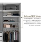 Closet Solteiro 100% Mdf Bp 159,5cm 3 Gavetas Monreale Bege