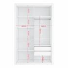 Closet Solteiro 2 Gavetas Amoudi Móveis