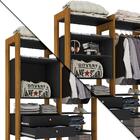 Closet Solteiro Luapa Toronto Carvalho / Preto