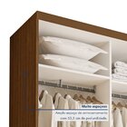 Closet Solteiro Sem Portas 2 Gavetas Júlia Yescasa Freijó