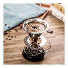 Coador Café Pour Over Filtro Permanente Aço Inox Bialetti