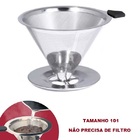 Coador De Cafe Aco Inox Reutilizavel Unyhome Ud190160