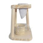 Coador De Café Individual Bege Com Suporte Para Xicara Luxo