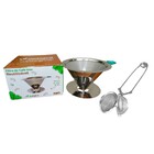 Coador De Café Inox 103 E Infusor De Chá Com Pinça