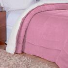 Coberdom Edredom Casal King Pele De Carneiro Alaska Sherpa/ma