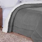 Coberdom Edredom Solteiro Pele De Carneiro Alaska Sherpa/mant