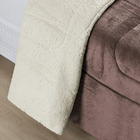 Coberdrom Apollo Queen Sherpa Pele De Carneiro + Manta Flanne