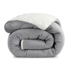 Coberdrom Apollo Queen Sherpa Pele De Carneiro Manta Flannel