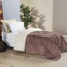 Coberdrom Apollo Solteiro Sherpa Manta Flannel Toque Lã De Ca