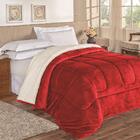 Coberdrom Apollo Solteiro Sherpa Manta Flannel Toque Lã De Ca