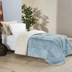 Coberdrom Apollo Solteiro Sherpa Manta Flannel Toque Lã De Ca